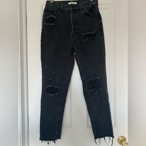PacSun Distressed High Waisted Mom Jeans